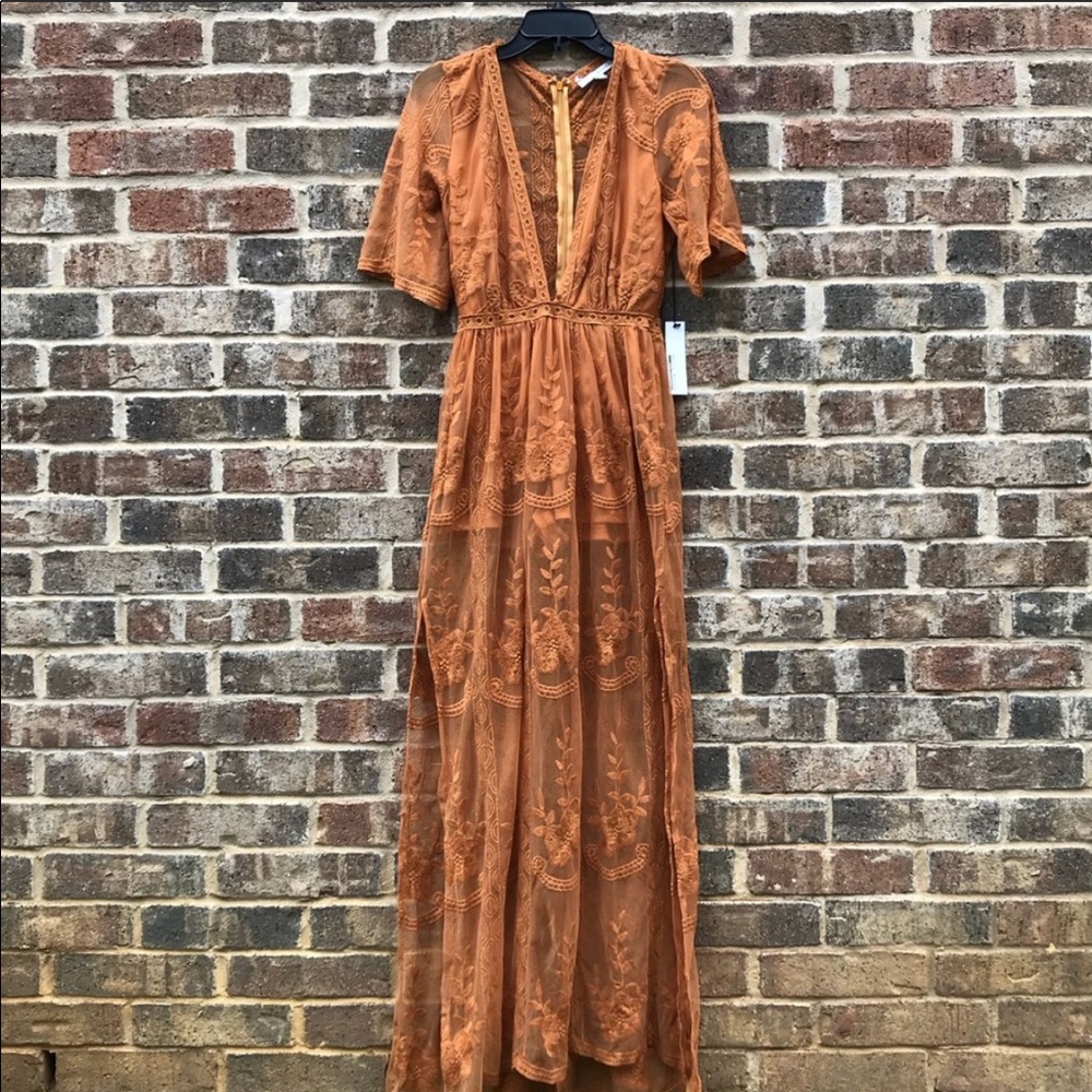 🍂Lace Maxi Romper 🍂